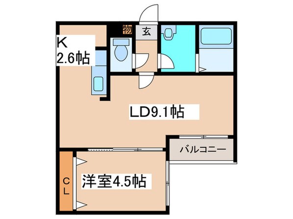 Leia麻生の物件間取画像